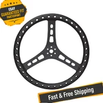 Quickcar 68-006 Black 15" Lightweight Steering Wheel. Fixed Price $112.69.