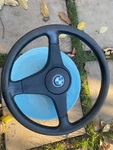 Used Bmw E30 Spoke Leather Wrapped Steering Wheel. Fixed Price $199.99.