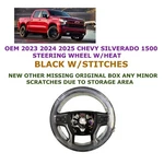 2023 2024 2025 2026 Chevy Silverado 1500 Steering Wheel W/heat Black 85594327. Fixed Price $125.00.