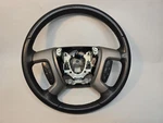 2007-14 Chevrolet Tahoe Silverado Sierra Avalanche Steering Wheel Black Leather. Fixed Price $119.00.