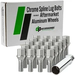 Chrome Lug Bolts 1998-2005 Volvo C70 Aftermarket Wheels. Fixed Price $71.00.