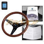 Italy Nardi Rally Deep Corn 350MM Steering Wheel Mahogany Wood With Black Spoke. Fixed Price $479.95.