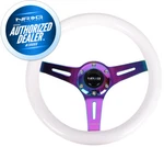 Nrg Authorized Dealer White Wood Grain Wheel Spoke Neochrome ST-310WT-MC. Fixed Price $1150.00.