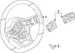 Genuine Nissan Steering Wheel 48430-6TH7A. Fixed Price $828.06.