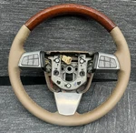 New Oem 2008-2011 Cadillac Sts Leather Steering Wheel Woodgrain. Fixed Price $498.07.