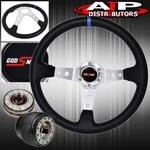 For 90-96 300ZX Hub Deep Dish Black Steering Wheel Silver Center Quick Release. Fixed Price $38.99.