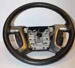 2013-2016 Gmc Acadia Black Leather Steering Wheel W/ Audio Cruise Controls Oem. Fixed Price $91.91.