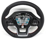 Oem Steering Wheel Ford Explorer St-line Black Leather With Red Stitching. Fixed Price $279.99.