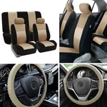 Fh Group Universal Fit Cloth Car Seat Covers Suv, Truck W/ Steering Wheel. Fixed Price $46.74.