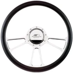 Billet Specialties 34425 - Vintec Half Wrap Steering Wheel Polished 15.5". Fixed Price $387.95.