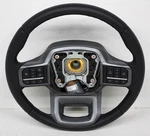 Oem Steering Wheel Ford F150 Crew Cab Black Leather ML3Z-3600-FH Visual Flaw. Fixed Price $420.00.