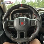 Real Carbon Fiber Heated Steering Wheel Fit 12-18 Dodge Ram 1500 2500 3500. Fixed Price $329.00.