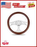 15" Car Grain Steering Wheel Girl Pattern Classic Nostalgia WOODEN-02. Fixed Price $140.99.