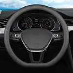 Xhring D-shaped Car Steering Wheel Cover For Volkswagen Vw Atlas Tiguan Black. Fixed Price $37.04.