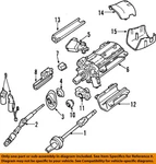 Used Steering Column Fits: 2002 Ford Thunderbird Floor Shift Grade. Fixed Price $245.41.