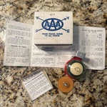 Nos Aaa Dash Mount Compass Accessory Box Vintage. Fixed Price $35.00.