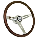 Empi 79-4022 Classic Vw Bug Steering Wheel With Adapter 15" Dark Wood 23MM Grip. Fixed Price $362.94.