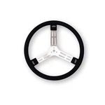 Longacre 52-56801 15 In. Alum. Steering Wheel. Smooth, Black Plain. Fixed Price $132.99.