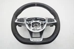 Driver Steering Wheel Black Leather Amg 1664601618 Mercedes GLE63S C292 *note*. Fixed Price $299.99.