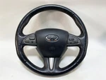 15-18 Infiniti Q50 Steering Wheel Black W/ Horn Pad & Switch Control Button Oem. Fixed Price $220.00.
