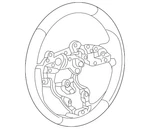 Genuine Mazda Steering Wheel B63C-32-982-02. Fixed Price $282.59.