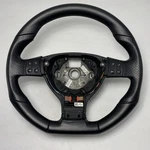 Flat Bottom Black Leather Sports Steering Wheel 05-10 Vw Jetta Golf Gli Gti MK5. Fixed Price $149.99.