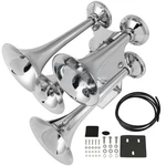 12V 4 Trumpet Air Horn With Electric Valve For Van Train Car Boat Semi Truck. Fixed Price $139.99.