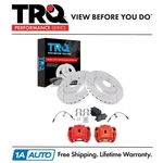 Trq Front Ceramic Brake Pad & Rotor Kit For 04-08 Chevrolet Malibu Pontiac G6. Fixed Price $314.95.