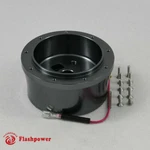 Flashpower Steering Wheel Adapter 9 Bolt Billet Gun Metal For Gm Chevy. Fixed Price $54.50.
