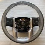 Oem Factory Original Dark Brown Leather Heated Steering Wheel For Some 19+ Gmc. Fixed Price $169.99.