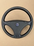 Saab 9000 3 Spoke Steering Wheel Leather. Fixed Price $199.00.