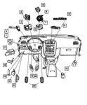 Genuine Mopar Remote Radio Switch Left 4685729AB. Fixed Price $48.05.