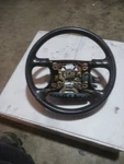 94 Mitsubishi 3000GT VR4 Oem Black Leather Steering Wheel W/ Radio Controls/cc. Fixed Price $175.00.