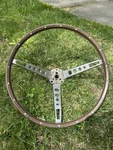 1965 1966 Mustang Gt Convertible Shelby Orig Deluxe Wood Steering Wheel. Fixed Price $95.00.