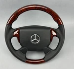 Sport Steering Wheel Mercedes Nappa Leather Root Wood Slk R170 Clk W208 R129 W210. Fixed Price $1969.86.