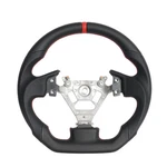Full Leather Flat Sport Steering Wheel For Infiniti G35 2003-2008 Red Line. Fixed Price $239.00.
