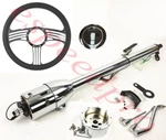 For Gmc 60-72 Chevy C10 Truck 33" Steering Column Auto & 14" Banjo Slash Wheel. Fixed Price $389.99.