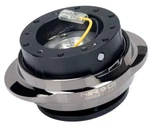 Nrg Quick Release Gen 2.2 Black Body & Chrome Ring (SRK-220BK-BC). Fixed Price $125.00.