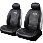 New Pair Delux Plasticolor Vinyl Jeep Logo Car Truck Suv Front Seat Cover. Fixed Price $74.87.
