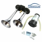 135DB 12 Volt Car Truck Chrome Dual Trumpet Compact Air Horn. Fixed Price $28.97.