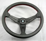 Nardi Steering Wheel Deep Dish Corn Racing 350MM Black Perf Leather Type Horn. Fixed Price $475.66.