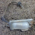 60'S Ford Custom Galaxie 500 Xl Ltd Hrdtp Convert Orig Rear License Plate Light. Fixed Price $52.19.