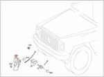 Genuine Mercedes W463 G-class Horn 4635420300. Fixed Price $135.70.