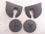 82-92 Camaro Rear Hatch Shock Bolt Dust Covers Grey Gray Gm 20310515 20310514. Fixed Price $29.99.