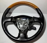 2003-2008 Subaru Forester Steering Wheel Momo Cruise Control Black Woodgrain. Fixed Price $109.99.