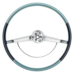 For Chevy Impala 65-66 Oer 2-SPOKE Two-tone Blue Steering Wheel Horn. Fixed Price $481.65.