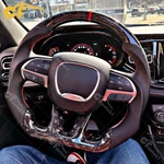 Forged Carbon Fiber Steering Wheel With Heated Dodge Charger Challenger 15+. Fixed Price $399.00.