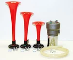 Calvary Charge Musical Air Horn Kit 3 Trumpets 12V Compressor Wolo. Fixed Price $69.99.