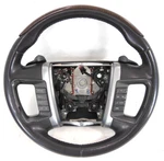10-12 Lincoln Mks Steering Driver Wheel W/o Adaptive Cruise Multi Media Oem. Fixed Price $72.24.