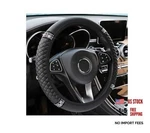 Bling Soft Leather Steering Wheel Cover, 15 Inch Colorful Rhinestones Black. Fixed Price $19.99.